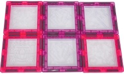 Pink Princess Magnetic Blocks Set 126 pcs.