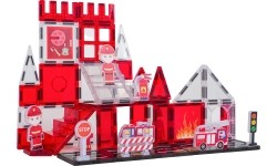 Zestaw klocków magnetycznych „Straż pożarna", 48 szt.