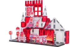 Zestaw klocków magnetycznych „Straż pożarna", 48 szt.