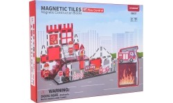 Zestaw klocków magnetycznych „Straż pożarna", 48 szt.