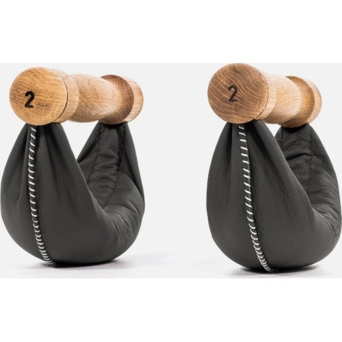 Zestaw hantli dębowych SwingBells Eiche - 8 kg