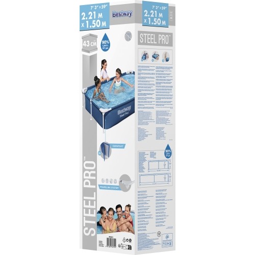Basen stelażowy Bestway Steel Pro 221 cm