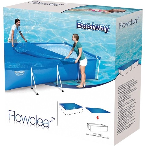 Bestway przykrycie do basenu 400x211cm