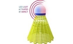NBL6293 nylonowe lotki LED do badmintona, wielokolorowe, 3 szt., NILS