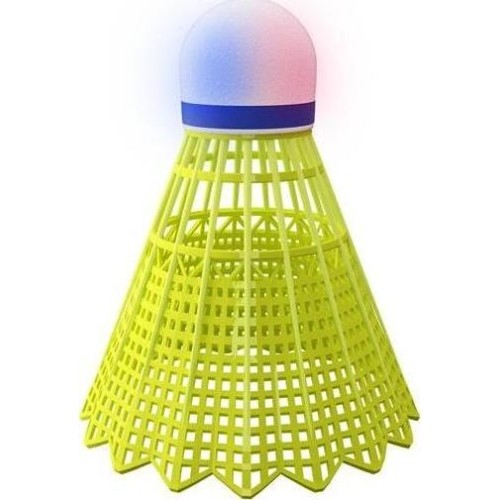 NBL6293 nylonowe lotki LED do badmintona, wielokolorowe, 3 szt., NILS