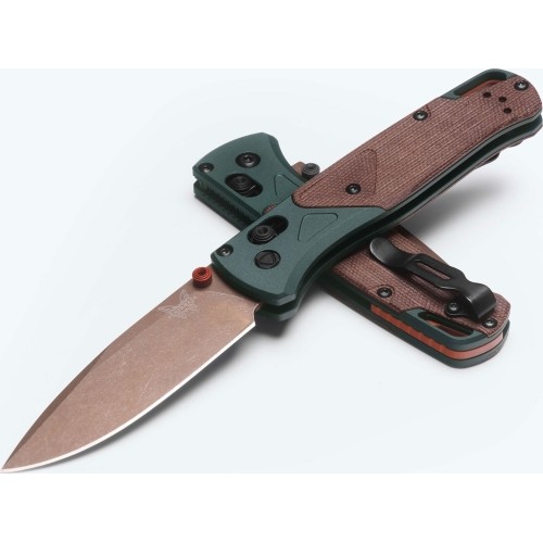 Benchmade 535FE-2602 Bugout, S90V, zielony Taiga