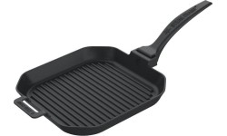 Żeberkowana patelnia żeliwna ze zdejmowaną rączką Steak Champ
