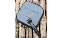 Żeberkowana patelnia żeliwna ze zdejmowaną rączką Steak Champ