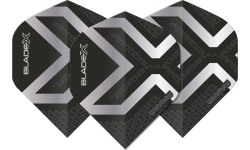 Lotki Winmau Blade X Prism Delta, metaliczny czarny/srebrny