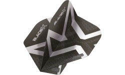 Lotki Winmau Blade X Prism Delta, metaliczny czarny/srebrny