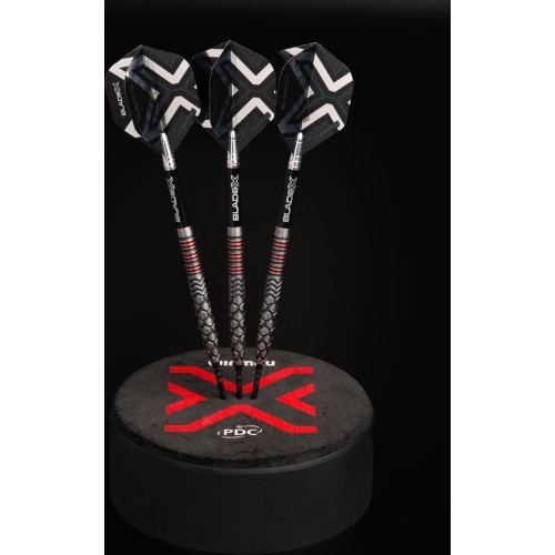 Lotki Winmau Blade X Prism Delta, metaliczny czarny/srebrny