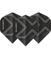 Winmau Blade X Prism Delta metaliczny czarny/szary