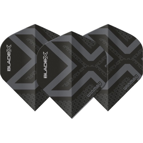 Winmau Blade X Prism Delta metaliczny czarny/szary