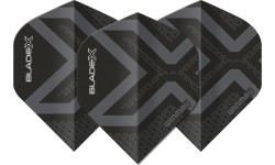 Winmau Blade X Prism Delta metaliczny czarny/szary