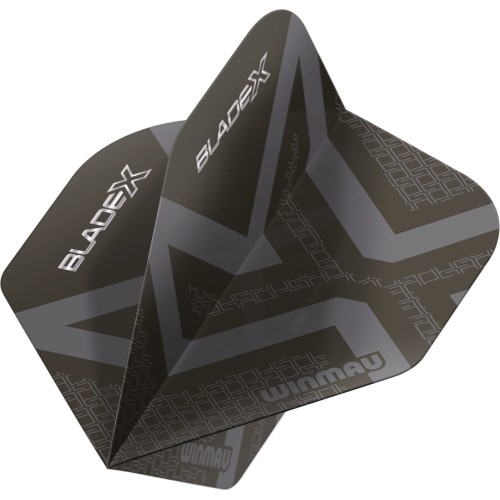 Winmau Blade X Prism Delta metaliczny czarny/szary