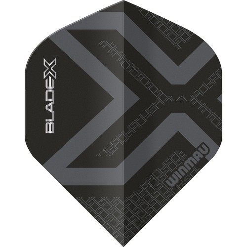 Winmau Blade X Prism Delta metaliczny czarny/szary
