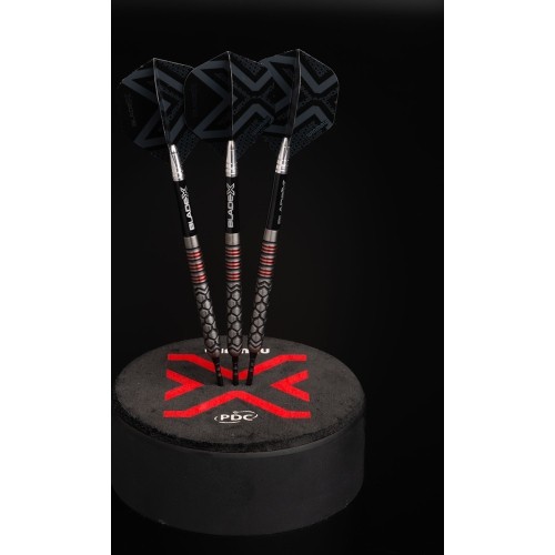 Winmau Blade X Prism Delta metaliczny czarny/szary