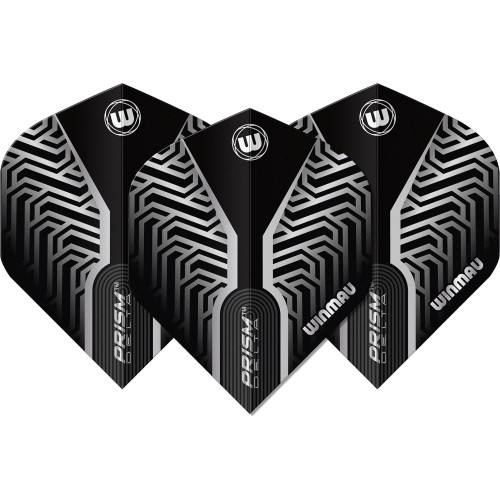 Piórka do rzutek Winmau Prism Delta Premium Standard, srebrne