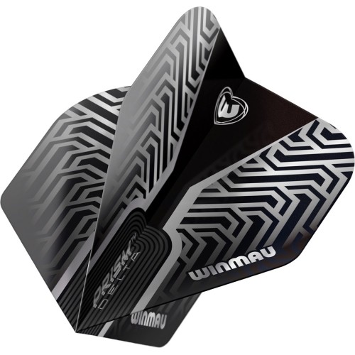 Piórka do rzutek Winmau Prism Delta Premium Standard, srebrne