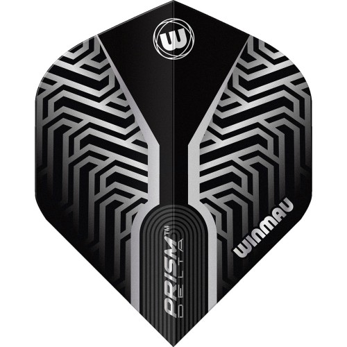 Piórka do rzutek Winmau Prism Delta Premium Standard, srebrne
