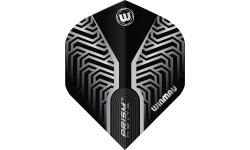 Piórka do rzutek Winmau Prism Delta Premium Standard, srebrne