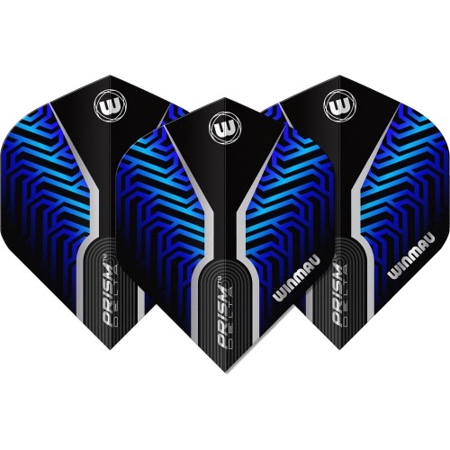 Piórka do rzutek Winmau Prism Delta Premium Standard, niebieskie
