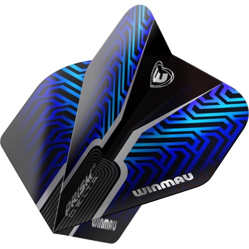 Piórka do rzutek Winmau Prism Delta Premium Standard, niebieskie