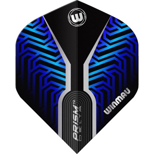 Piórka do rzutek Winmau Prism Delta Premium Standard, niebieskie
