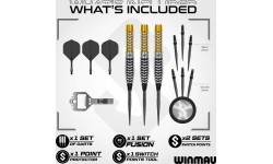 Winmau Exion Torpedo Switch Point darts 90%