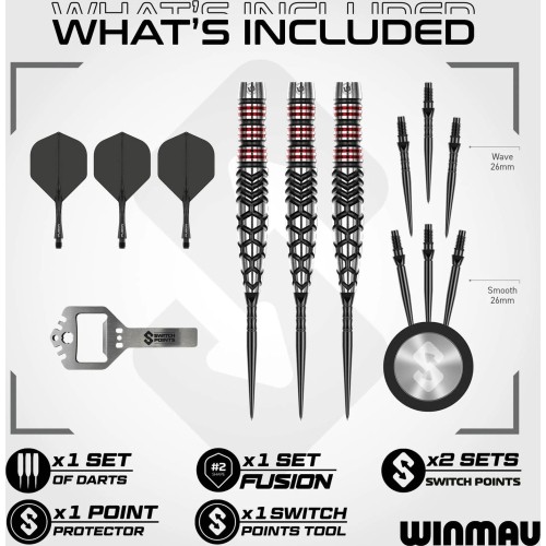 Rzutki Winmau Fornax Torpedo Switch Point 90%