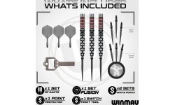Winmau Fornax Tapered Switch Point darts 90%