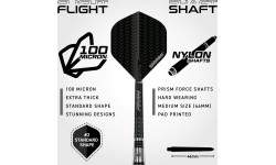 Winmau Blackout 2 steel tip darts 90% tungsten