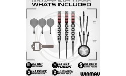 Rzutki Winmau Fornax Parallel Switch Point, 90% wolframu