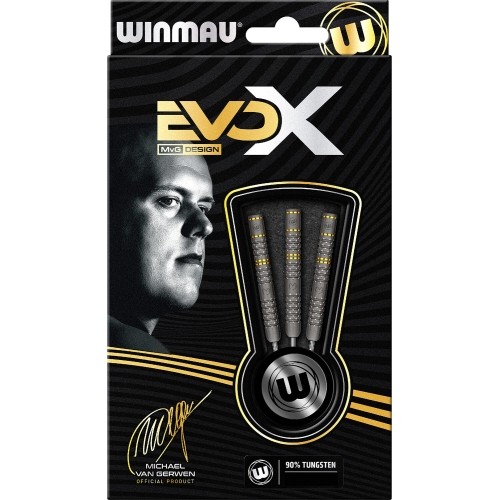 Winmau MvG EvoX 90% Tungsten Steel Tip Darts