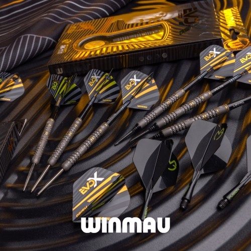 Rzutki Winmau MvG EvoX 90% wolframu ze stalowym grotem
