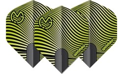 Lotki do rzutek Winmau Prism Delta MvG, zielono-czarne