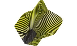 Lotki do rzutek Winmau Prism Delta MvG, zielono-czarne