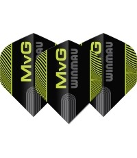 Piórka do rzutków Winmau Prism Delta MvG niebiesko/zielone w paski