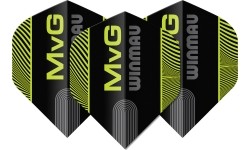 Piórka do rzutków Winmau Prism Delta MvG niebiesko/zielone w paski