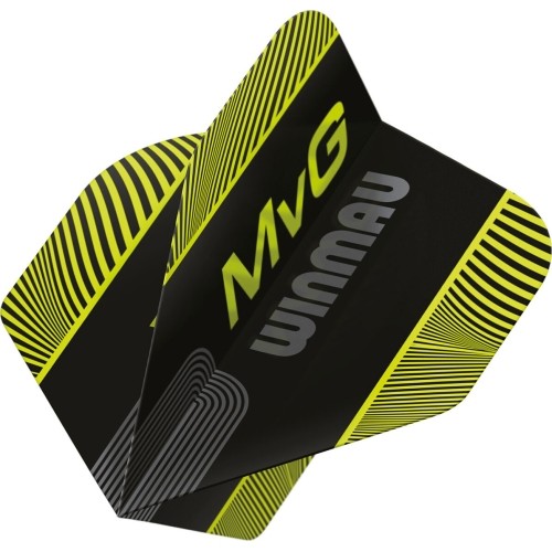 Piórka do rzutków Winmau Prism Delta MvG niebiesko/zielone w paski