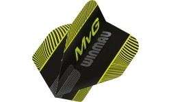 Piórka do rzutków Winmau Prism Delta MvG niebiesko/zielone w paski
