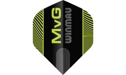 Piórka do rzutków Winmau Prism Delta MvG niebiesko/zielone w paski