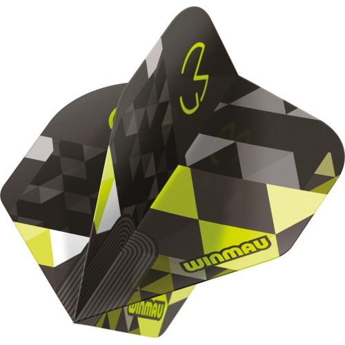 Loty do rzutek Winmau Prism Delta MvG Logo, zielone