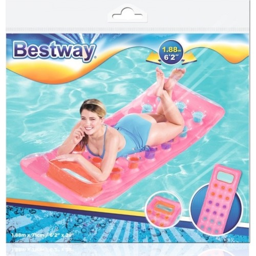 Materac BESTWAY 188x71cm, pomarańczowy
