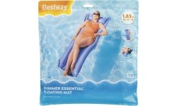 Materac dmuchany do pływania BESTWAY fioletowy 183x69 cm + poduszka