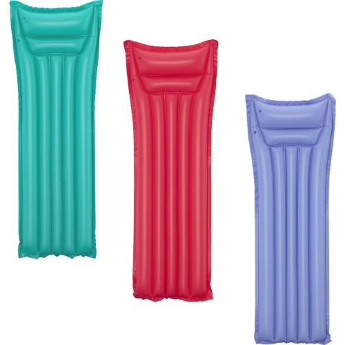 Materac dmuchany do pływania BESTWAY fioletowy 183x69 cm + poduszka