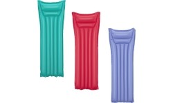 Materac dmuchany do pływania BESTWAY fioletowy 183x69 cm + poduszka