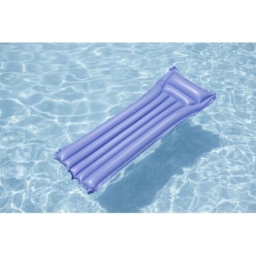 Materac dmuchany do pływania BESTWAY fioletowy 183x69 cm + poduszka