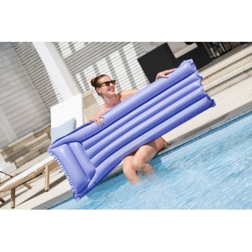 Materac dmuchany do pływania BESTWAY fioletowy 183x69 cm + poduszka