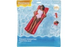 Materac do pływania dmuchany BESTWAY 183x69 cm czerwony + poduszka